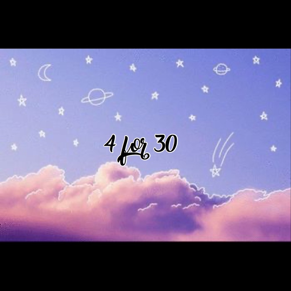 ❤️4 for 30❤️ with 4.99 shipping